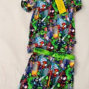 2T Bamboo spiderman Boutique Bamboo PJ set